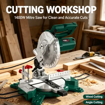Miter Saw 1400W Circular Saw Aluminum Cutting Machine Power Tools for Wood Carpentry Tools Mitre Saw Woodworking