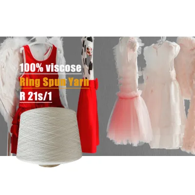 100% Viscose Ring Spun Yarn Cheap Price White Raw Ribbons Cord Fiber Art Tassels Headbands for Weaving and Hand Knitting