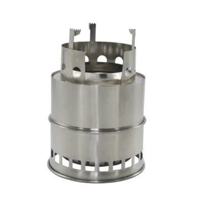 Hot Sale Reasonable Price Emergency Camping Stainless Steel Portable Alcohol Wood Stoves
