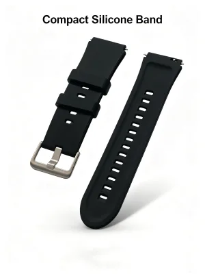 18mm Soft Silicone Watch Band Short Skin Friendly Strap for Elderly SOS Heart Rate Smart Bracelet