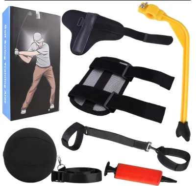 6 Pcs/Set Box Set Golf Posture Corrector Set Beginner Training Golf Swing Trainer Aids