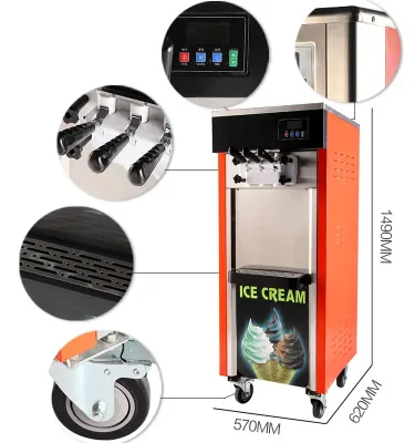 2024 New Arrival SHZM-A126 Softy Ice Cream Machine Chinese Ice Cream Machine
