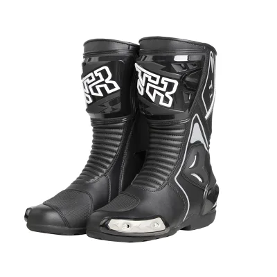 T1 Wholesale Motorcycle Riding Boots Cool Motorcycle Boots Black New Genuine Leather Oem Shoes for Men
