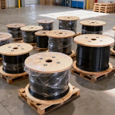 SIPU Factory Made Fiber Optic Cable Outdoor Aerial Self Supporting Long Span 3000M UV Resistant Low Attenuation