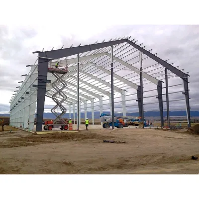 Prefabricated Peb Light Steel Structure Industrial Warehouse Shed Building Welding Bending Services for Metal Frame Construction