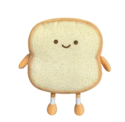 INS Hot Sale Small Toast Bread Plush Pillow Cute Cartoon Plush Toy