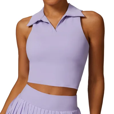 Skintight Sports Vest for Women Running Tennis Fitness Shirsports Shirt for Women Yoga Top