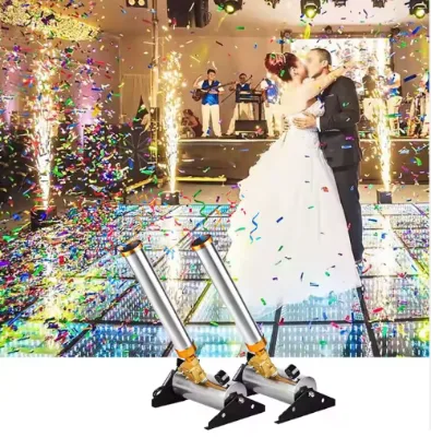 Machine a Confetti Compression Machine Stage Effect Machine Colorful Paper Blower Gender Reveal
