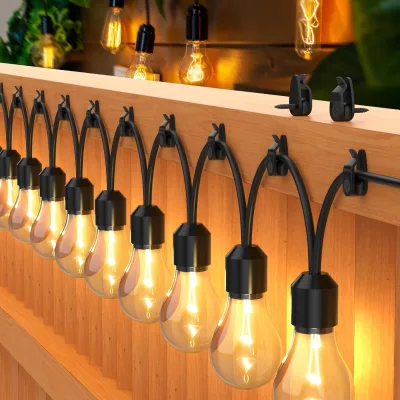 Lighting Hooks Plastic String Lights Screw in Hooks Plant Baskets Hooks Christmas Light Strips Concealed Hanging