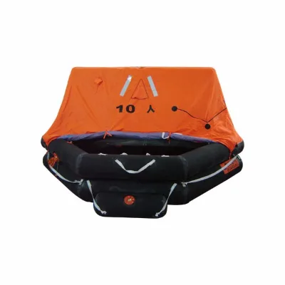 Offshore Nearshore Ship Board Throwing Lifesaving 4 Person Inflatable Life Rafts