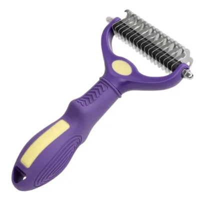 High Grade Luxury Cat Dog Safe Dematting Grooming Comb Pet Cat Brush for Shedding and Grooming Dog Hair