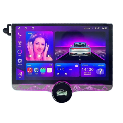 Universal Single Knob Android Car Radio 2k Diamond Multimedia Stereo 11.5'' Car Dvd Player 360 Camera System Touch Car Screen