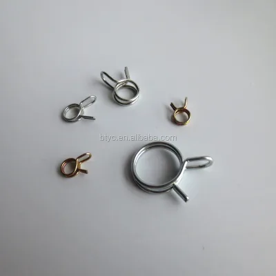 65mn Spring Steel Single Wire Wholesale Hose Clamp/clip With Zinc Plated Steel