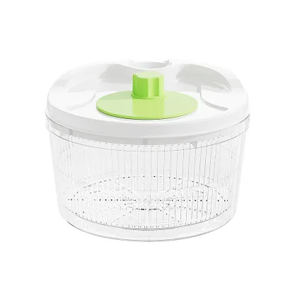GREENSIDE Household Multi-functional PP Material Dustproof Draining Basket Kitchen Salad Vegetable Wash Basin Dehydrating