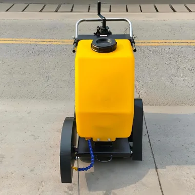 Dustless Electric Concrete Saw Handheld 500mm Cutter with Water Feed System for Construction Site