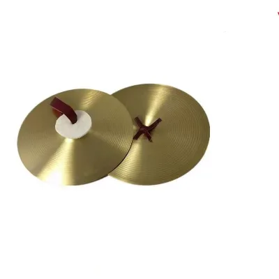 Alloy Marching Cymbals - Concert Band Cymbals for School Drum & Bugle Corps Student Marching Bands Hand Cymbals