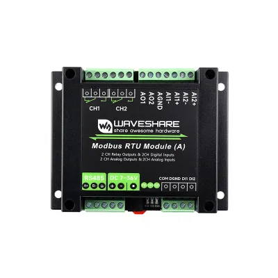 Industrial Modbus RTU Mixed Input and Output Module, Multiple Isolation Protection Circuits, Voltage & Current Acquisition