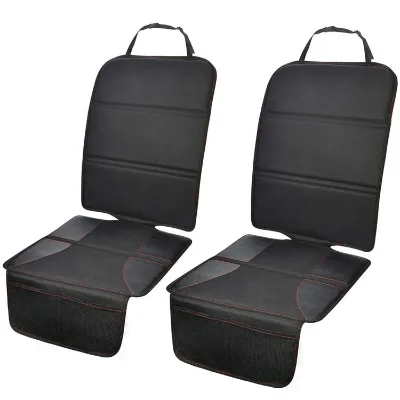 Auto Car Child Seat Cover Protector Pad Anti-Slip Bottom for Full Set Leather Seats Protection Front Type