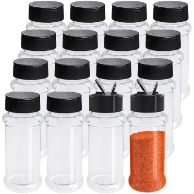 Cheap Discount Eco-Friendly Plastic Seal Spice Bottle 950ml Clear Round Shape