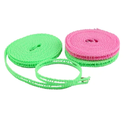 Plastic PP Clothesline 5M Creative Non-slip Windproof Elastic Drying Quilt Rope Manufacturers Wholesale