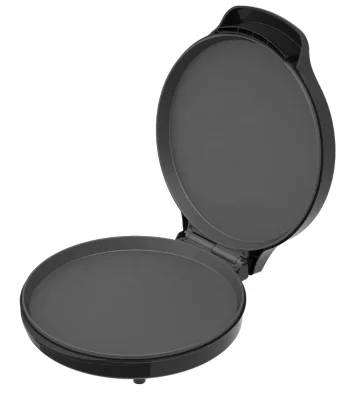 Electric Pizza Maker with 12 Inch Nonstick Cooking Plates for Home Use