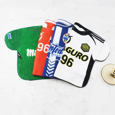 Custom Cotton Printed Square 400gsm Eco-Friendly Antimicrobial Hypoallergenic Custom Colors Logo Special-shaped Sports Towel