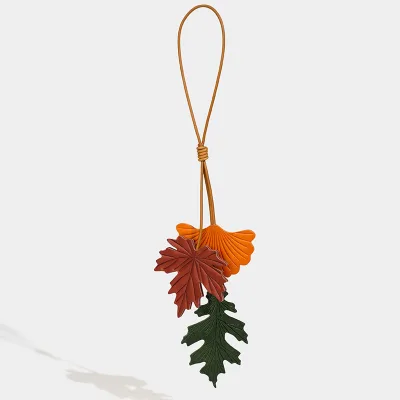Elegant Pearl Flower Bag Charm Ladies Handbag Car & Key Chain Hanging Accents Minimalist Fashion Bag Ornaments