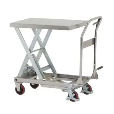Mobile Electric Lift Trolley Hand Pallet Truck Battery-Powered