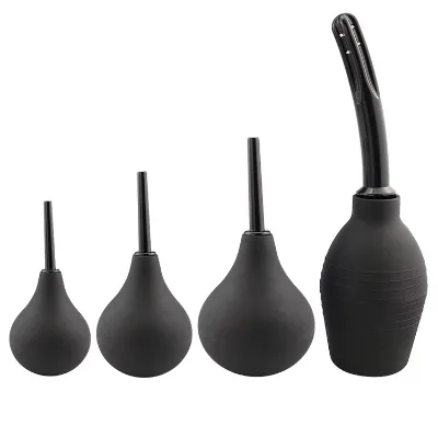 Soft Head Rubber Rectal Irrigation Syringe Cleaning Kit Vaginal Anal Douche Enema Bulb