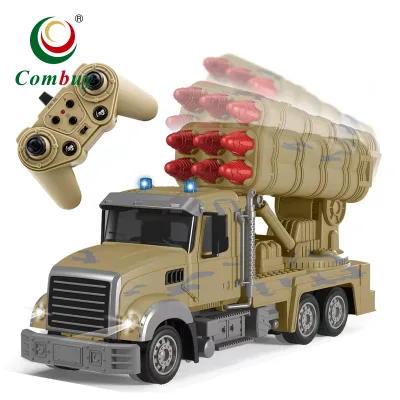 1:24 Scale RC Military Trucks with 10 Channels Ready-to-Go Includes Remote Controller