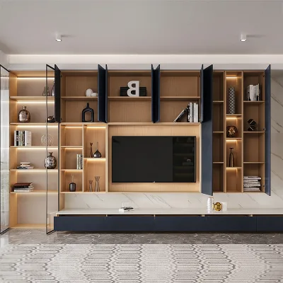 Modern Minimalist Multifunctional TV Cabinet High Quality Materials for Small and Large Living Spaces TV Stand
