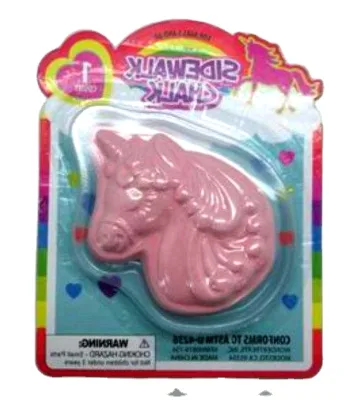 Sidewalk Chalk China Manufacturer Multi Color Pulverized Lime unicorn Shaped Drawing Chalk for Children Toys