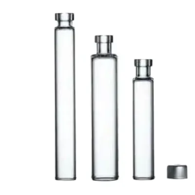 Wholesale LVXIAN 3ml Aluminum Lid Glass Body Water-Resistant Sterile Cassette Vials Cartridge Bottle for Skin Care