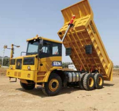 3090F Mining Dump Truck 60ton Rated Load Durable Steel Body for Coal Mine Transportation