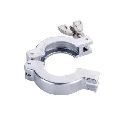 Stainless Steel SS304 Clamp Fittings Double Bolt Heavy Duty Vacuums for NW Vacuum