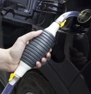 Gas Transfer Siphon Pump Gasoline Hose Oil Water Fuel Transfer Pump Hand