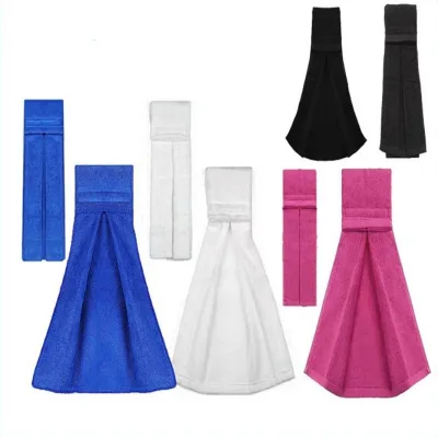 Custom Velcro Sports Towel Portable Absorbent Sweat Towel with Logo for Football Rugby Golf Sport