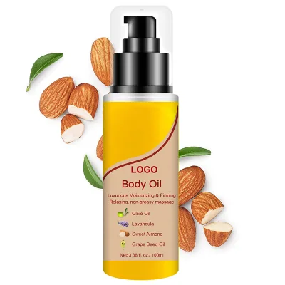 Factory Custom LOGO Body Massage Oil Fast Absorbing Deeply Moisturizing Relaxing Firming Body Oil