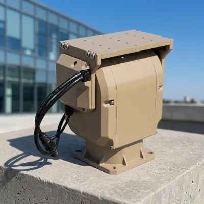 Heavy Duty Pan Tilt Head for Long Range EO IR Camera with 100kg Load Capacity with Precision Servo Drive