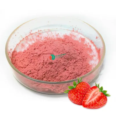 Instant Soluble Organic Freeze Dried Strawberry Extract Strawberry Fruit Powder