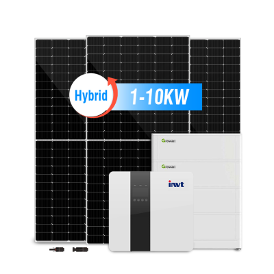 High Quality Solar System 12kw Hybrid Solar System Sell Electricity to State Grid New Design