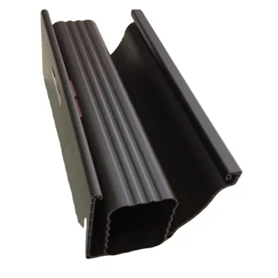 Aluminum Rain Gutter Roof Water Collecting Channel Steel Downspout with PVC Material Metal Construction for Drainage