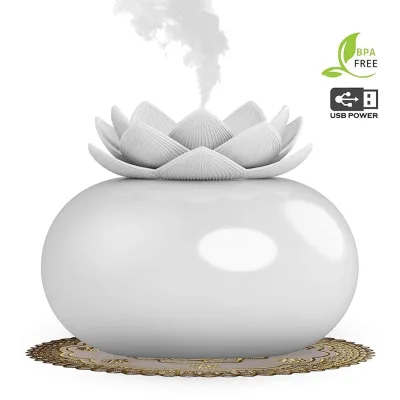 ceramic flower diffuser Flower Essential Oil Diffuser Ceramic Decorative Aromatherapy Diffuser,Cute Lotus Humidifier Crafts