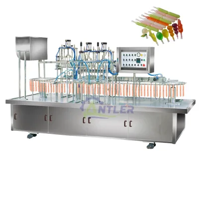 Water Ice Lolly Juice Box Filling Popsicle Filling Machine to Make Ice Pops