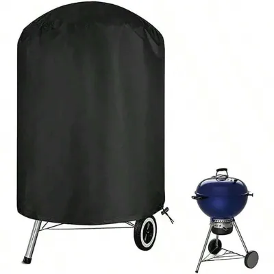 Custom BBQ Grill Cover Waterproof Round Smoker Cover Kettle Barbecue Grill Cover Dome Grill Anti Dust Garden Protection Outdoor