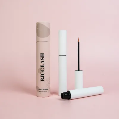 2 in 1 Healthy Fast Growth Thicker Longer Eyelashes Enhancer Custom Logo Lash Vitamine Strong Growing Eyelash Lengthening Serum