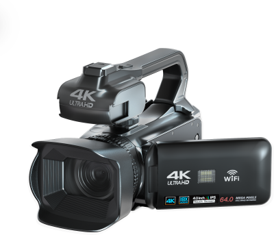 Newest 18X Zoom Camcorder IR Night Vision Wi-Fi Video Camera 4K Camcorder with Microphone for Photography Camcorder