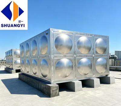 Custom Size 1~1000m³  1000L 5000L 10000L 50000L Chemical Resistant Welded SUS304 Industrial Water Tank for Water Treatment