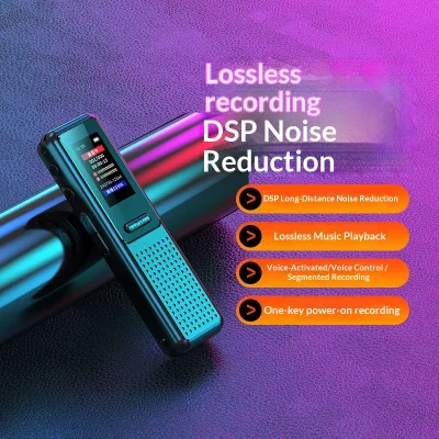 Factory Color Screen Recording Pen HD Noise Reduction Student MP3 Player Time Stamp Business Advertising Gifts Recording WAV