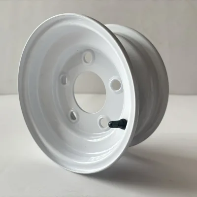 Wholesale of Popular 4-hole, 5-hole Steel Rims, 8-inch Wheels, 8x2.9 4x101.6 5x114.3 Tire Sizes, 4.00-8 4.80-8 Trailer Wheels
